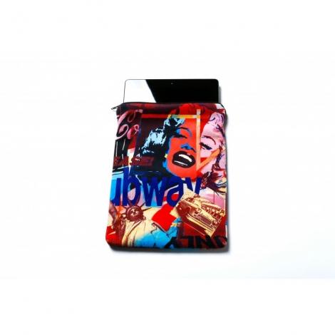 Etui tablette publicitaire en velours 28,5 x 21 cm