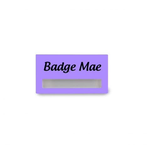 Badge publicitaire personnalisable nominatif - MAE