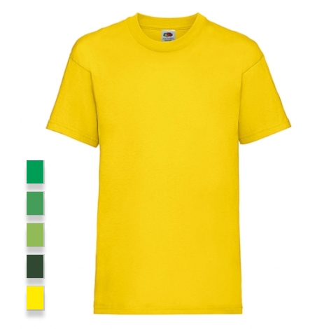 T-shirt publicitaire en coton pour enfant 165 gr Valueweight