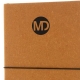 Carnet de notes personnalisable en cuir recyclé - A5