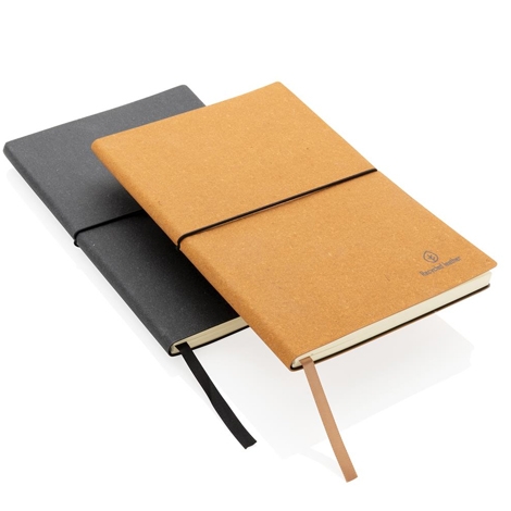 Carnet de notes personnalisable en cuir recyclé - A5