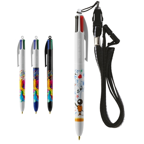 Stylos 4 Couleurs Personnalisés & Stylos 4 Couleurs Publicitairess