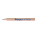 Crayon de bois personnalisé rond sans vernis - Eco 8,7 cm