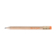 Crayon de bois personnalisé rond sans vernis - Eco 8,7 cm