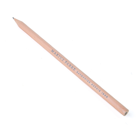 Crayon publicitaire rond vernis incolore - 17,6 cm