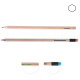 Crayon promotionnel hexagonal vernis incolore - Eco 17,6 cm