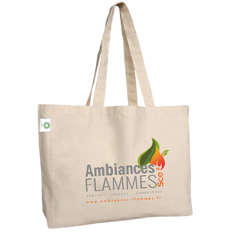 Tote bag en coton bio publicitaire 240 gr - Akola