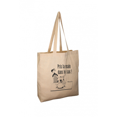 Tote bag en coton recyclé publicitaire 150 gr - Jhansi