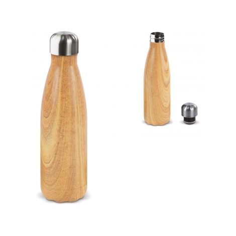 Bouteille publicitaire isotherme 500 ml - Swing Wood