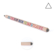 Crayon publicitaire triangulaire sans vernis - 17,6 cm