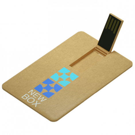 Clé USB publicitaire extra plate - Color Card ECO