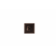Carrés chocolat noir bio et équitable publicitaire