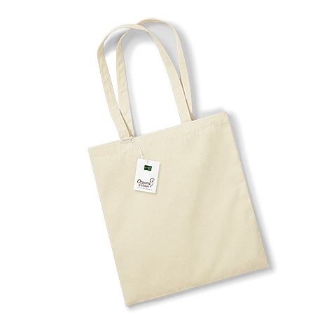 Sac shopping publicitaire coton bio 340g