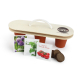Kit plantation pots céramique et couvercle bois publicitaire