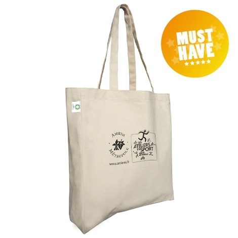 Tote bag personnalisable coton bio 160 gr - BANDA