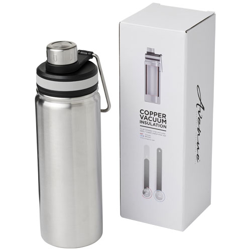 Bouteille de sport isotherme publicitaire 590 ml - Gessi Argent