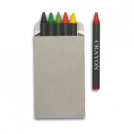 Etui 6 crayons cire publicitaire - Brabo