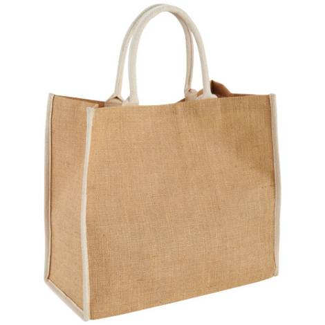 Grand sac shopping publicitaire - JUTE