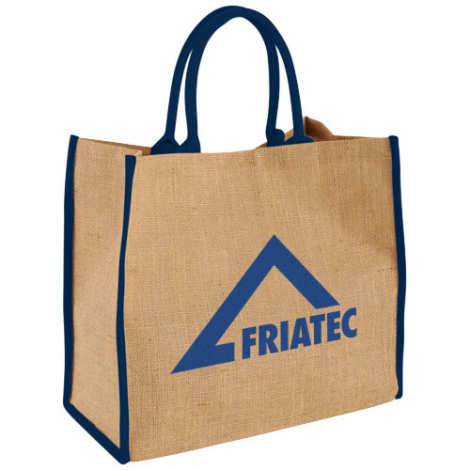 Grand sac shopping publicitaire - JUTE