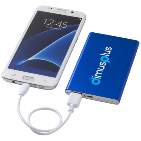 Batterie de secours publicitaire en aluminium de 4000 mAh - PEP