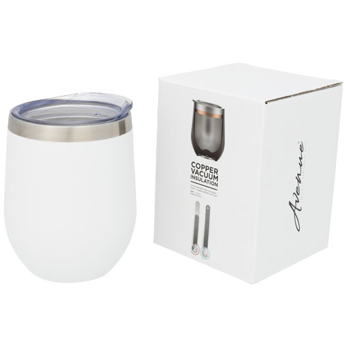 Tasse isotherme et publicitaire 350ml Corzo Blanc