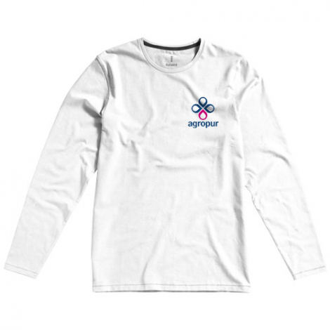 T-shirt coton bio publicitaire manches longues homme 200g PONOKA