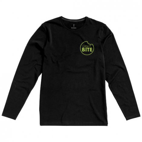 T-shirt coton bio publicitaire manches longues homme 200g PONOKA