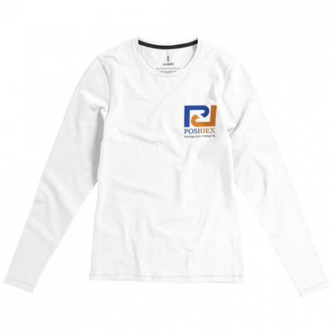 T-shirt bio publicitaire manches longues femmes 200g - PONOKA