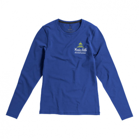 T-shirt coton bio publicitaire manches longues femmes 200g PONOKA