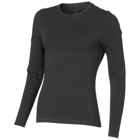 T-shirt coton bio publicitaire manches longues femmes 200g PONOKA