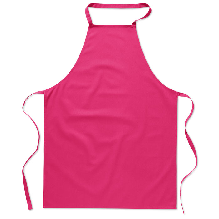 Tablier de cuisine publicitaire - Kitab Fuchsia