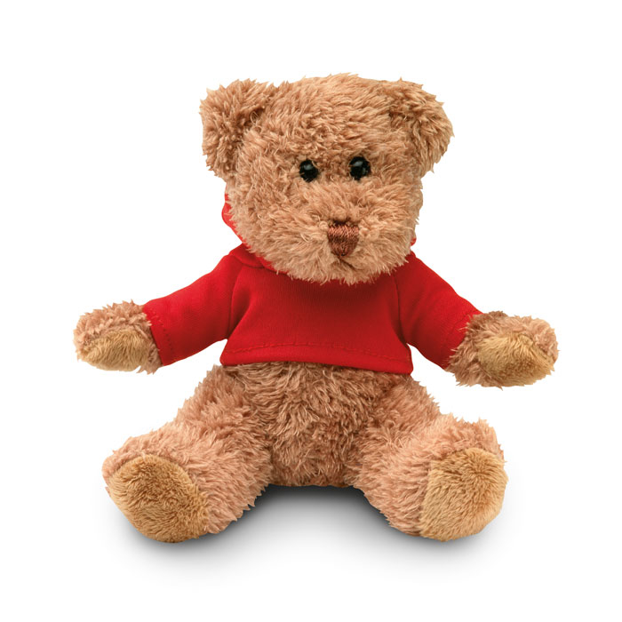 Ours en peluche personnalisable - Johnny Rouge
