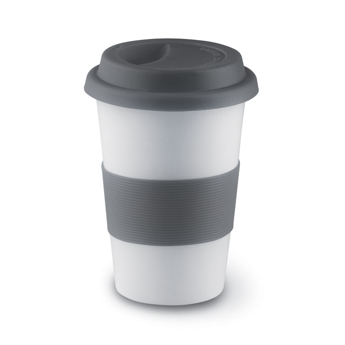 Mug publicitaire céramique 400 ml Tribeca Gris
