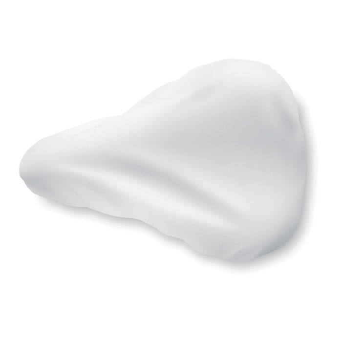 Couvre-selle publicitaire pour vélo - Bypro Blanc