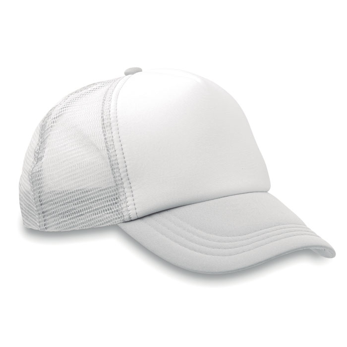 Casquette publicitaire 4 pans TRUCKER CAP Blanc