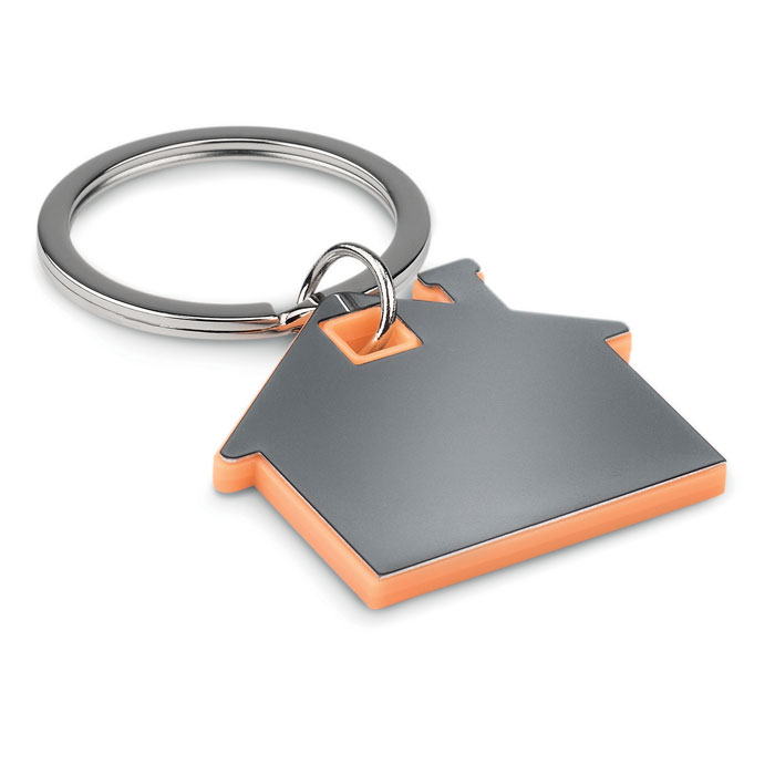 Porte-clés maison publicitaire - Imba Orange