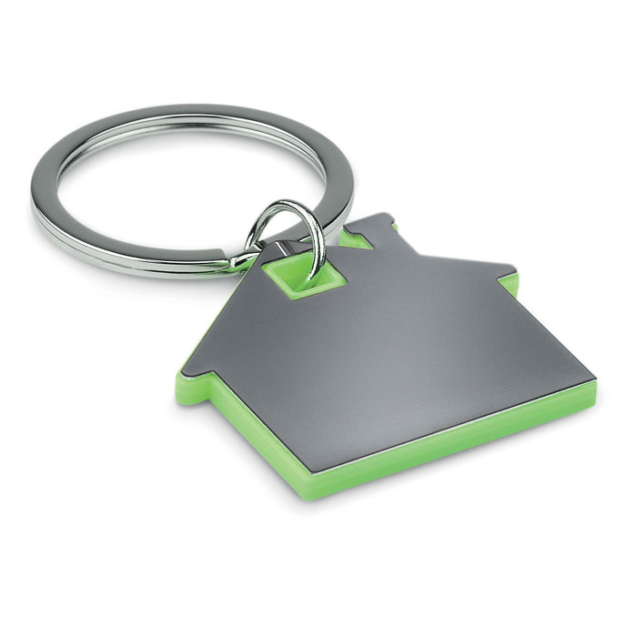 Porte-clés maison publicitaire - Imba lime