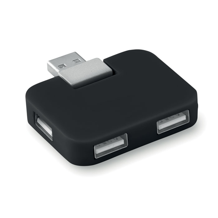 Hub personnalisable - Square Noir