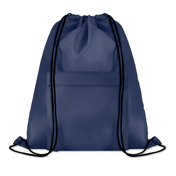 Sac à dos cordelettes publicitaire - POCKET SHOOP Bleu