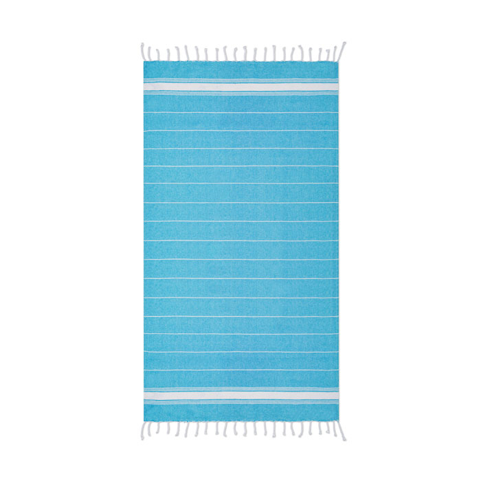 Serviette de plage publicitaire - MALIBU Turquoise