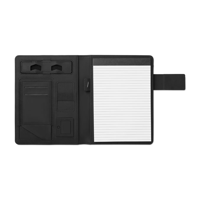 Conférencier publicitaire A5 - POWERNOTY Noir