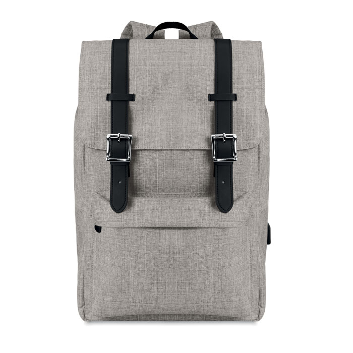 Sac à dos ordinateur 15" personnalisé - Riga Gris