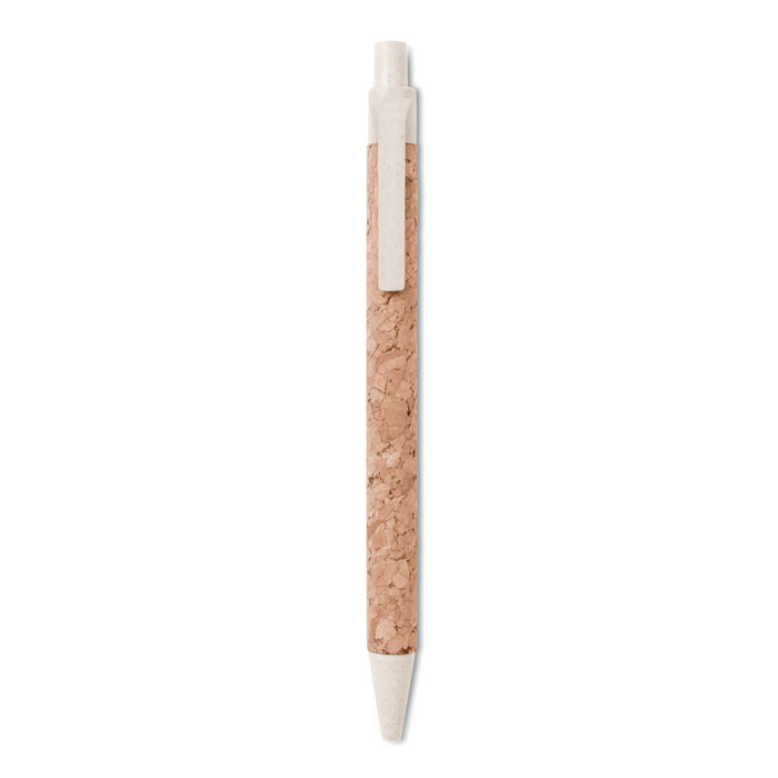 Stylo bille publicitaire en liège - Montado Beige