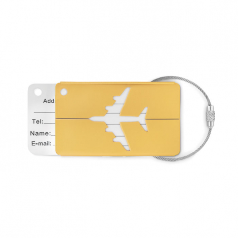 Etiquette à bagage publicitaire - Fly Tag