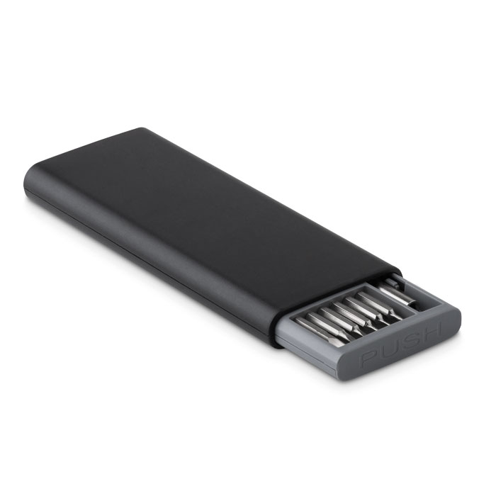Boite de tournevis publicitaire - Toolbox Noir