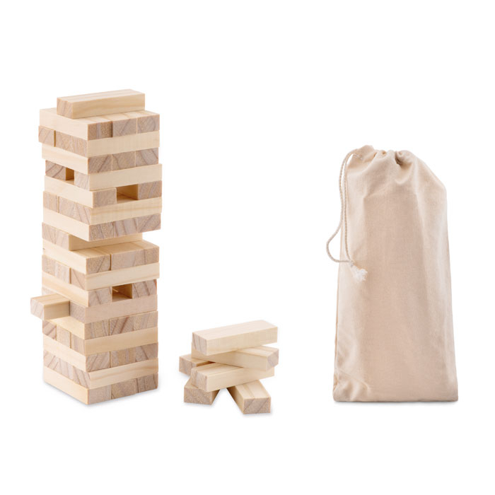 Jeu de construction publicitaire - Pisa Bois