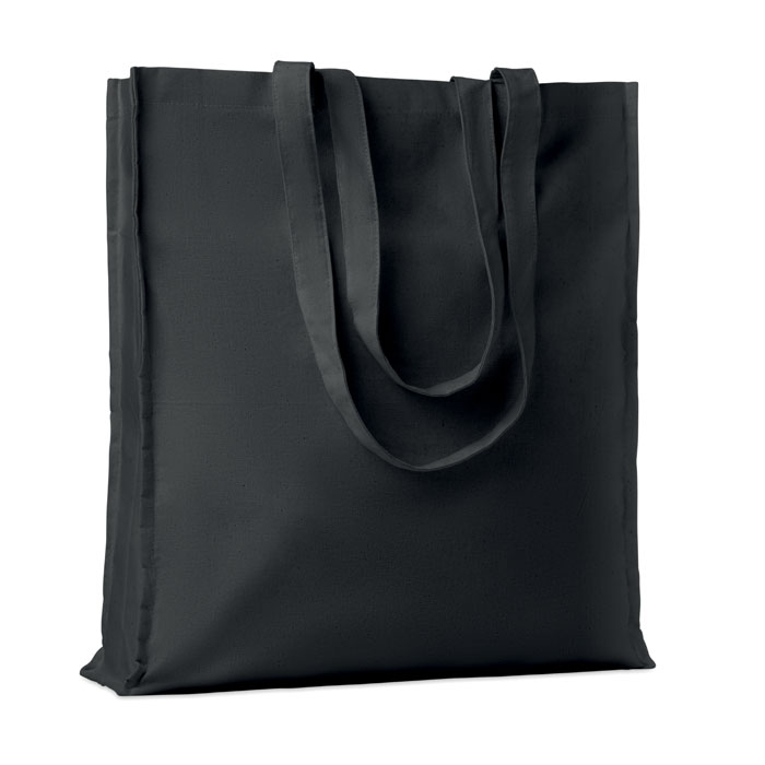 Sac shopping publicitaire en coton 140g - Portobello Noir