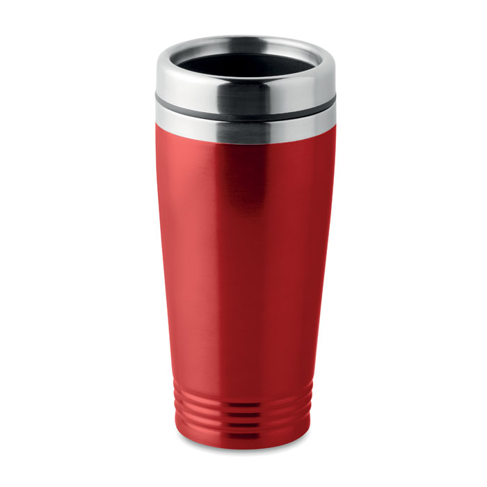 Mug de voyage promotionnel 400 ml - Rodeo Color Rouge