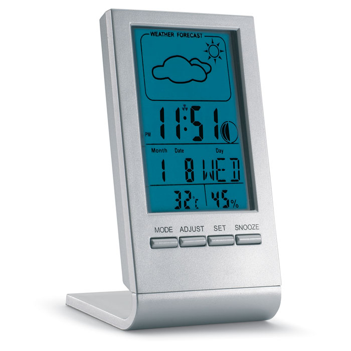 Station météo personnalisable Sky Argent