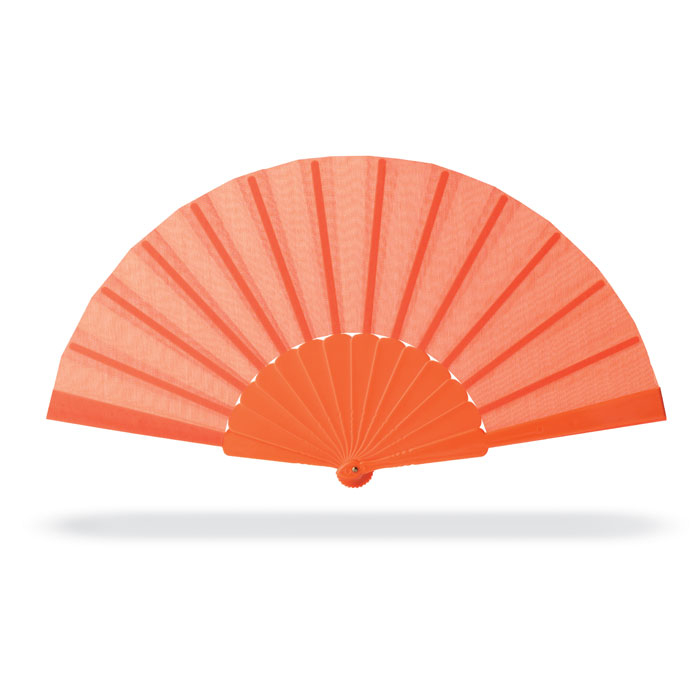 Eventail publicitaire - Fanny Orange